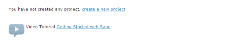 create a sape project