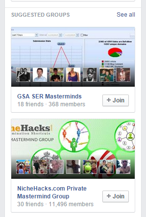 facebook suggested groups