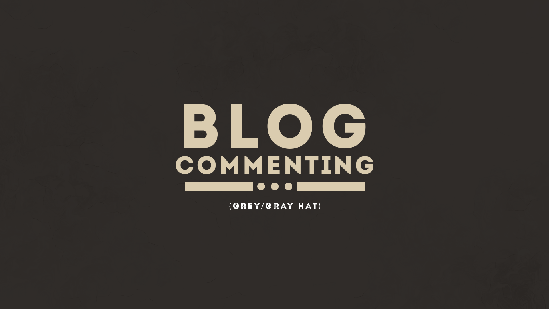 blog commenting