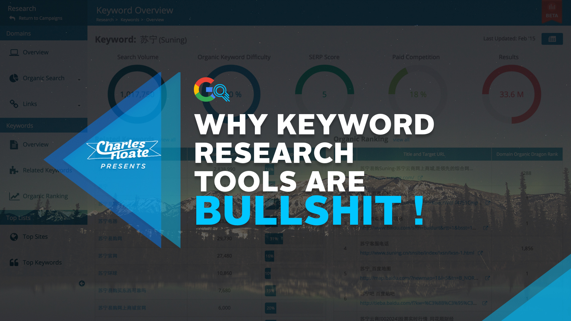 Why Keyword Research Tools Are Bullshit